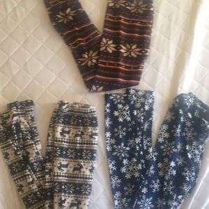 Winter design leggings